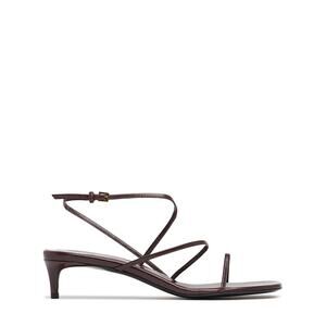 Khaite Loop Kitten Heel Sandal Red Wine 39